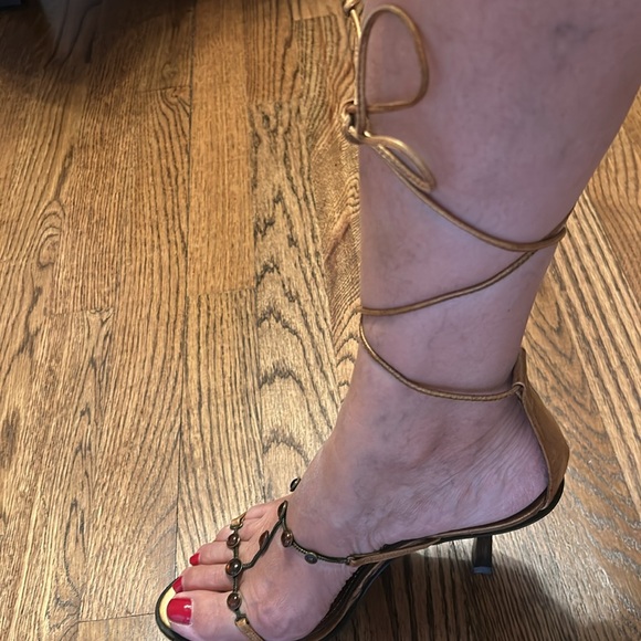 Italian gladiator high heeled shoes - Picture 4 of 12